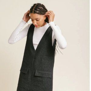 Odeyalo Darling Black Denim Dress